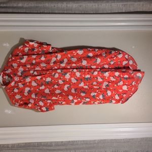 Monki printed shirt dress with pockets!